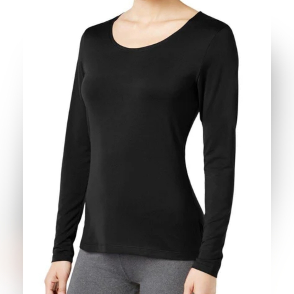 Woman's Basic Long SleeveTop Size S Used Black
